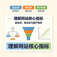 台州建站-理解网站核心指标：跳出率、转化率与用户粘性
