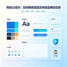 台州建站-网站UI设计：如何用视觉语言传递品牌信任感
