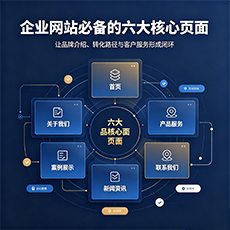 台州建站-企业网站必备的六大核心页面